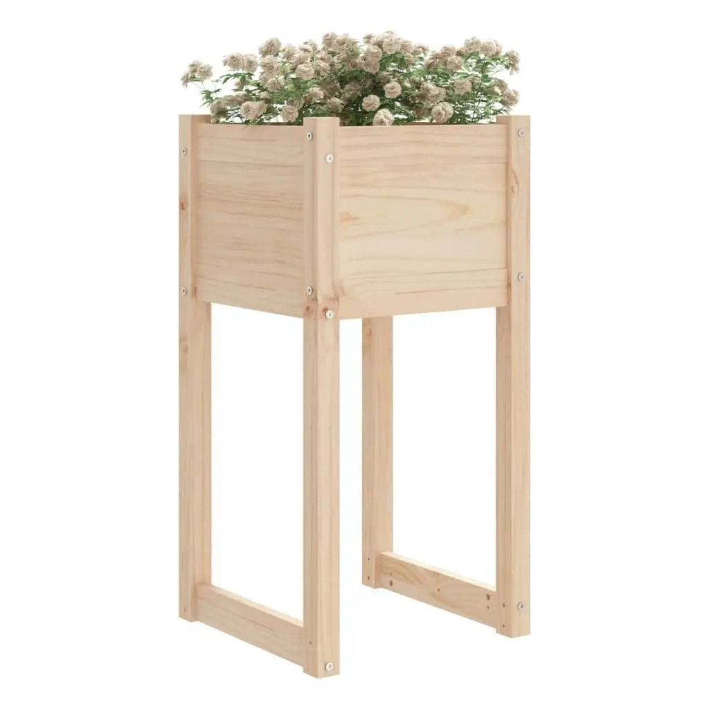 Planters 2 pcs 40x40x81 cm Solid Wood Pine 822123