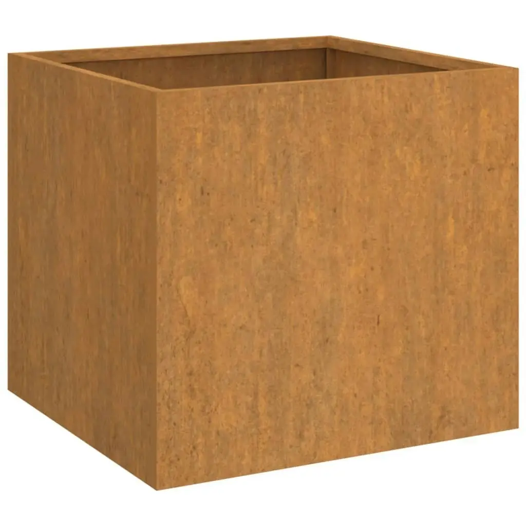 Planters 2 pcs 32x30x29 cm Corten Steel 821548