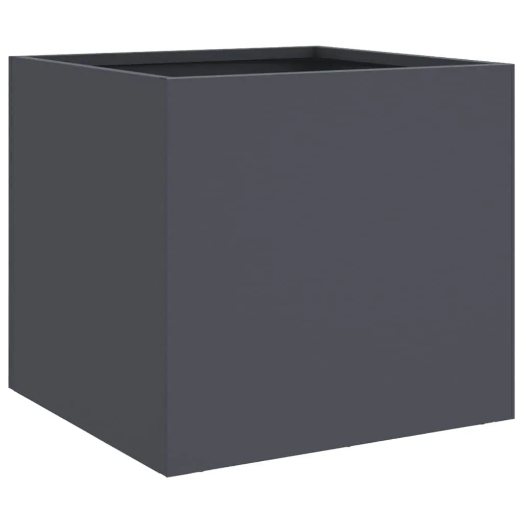 Planters 2 pcs Anthracite 32x30x29 cm Cold-rolled Steel 841540