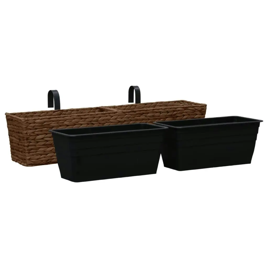 Planters 2 pcs Water Hyacinth Brown 45581