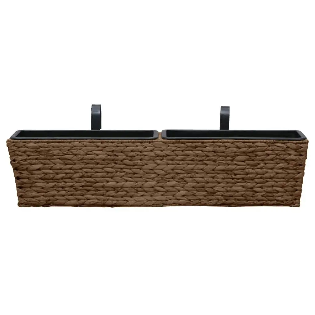 Planters 2 pcs Water Hyacinth Brown 45581