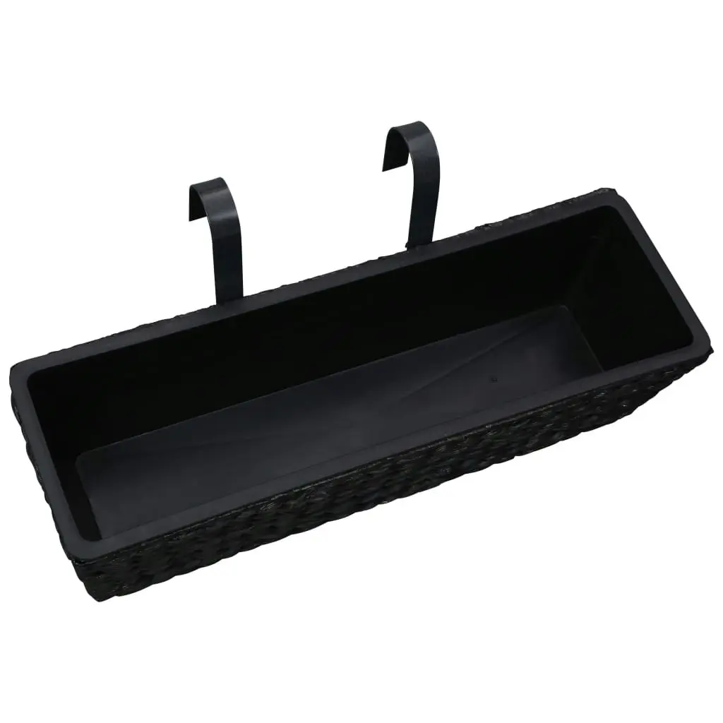 Planters 2 pcs Water Hyacinth Black 45579