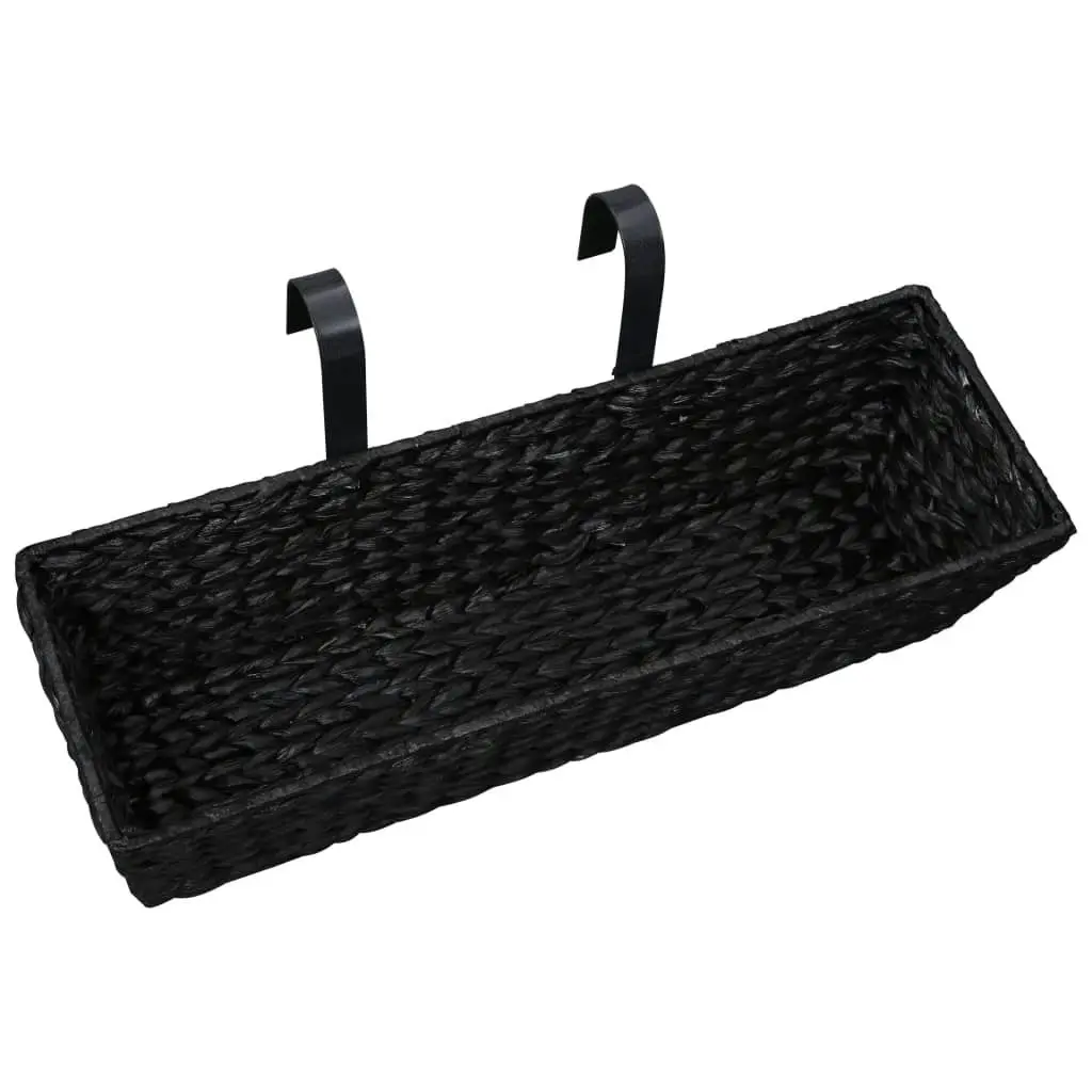 Planters 2 pcs Water Hyacinth Black 45579