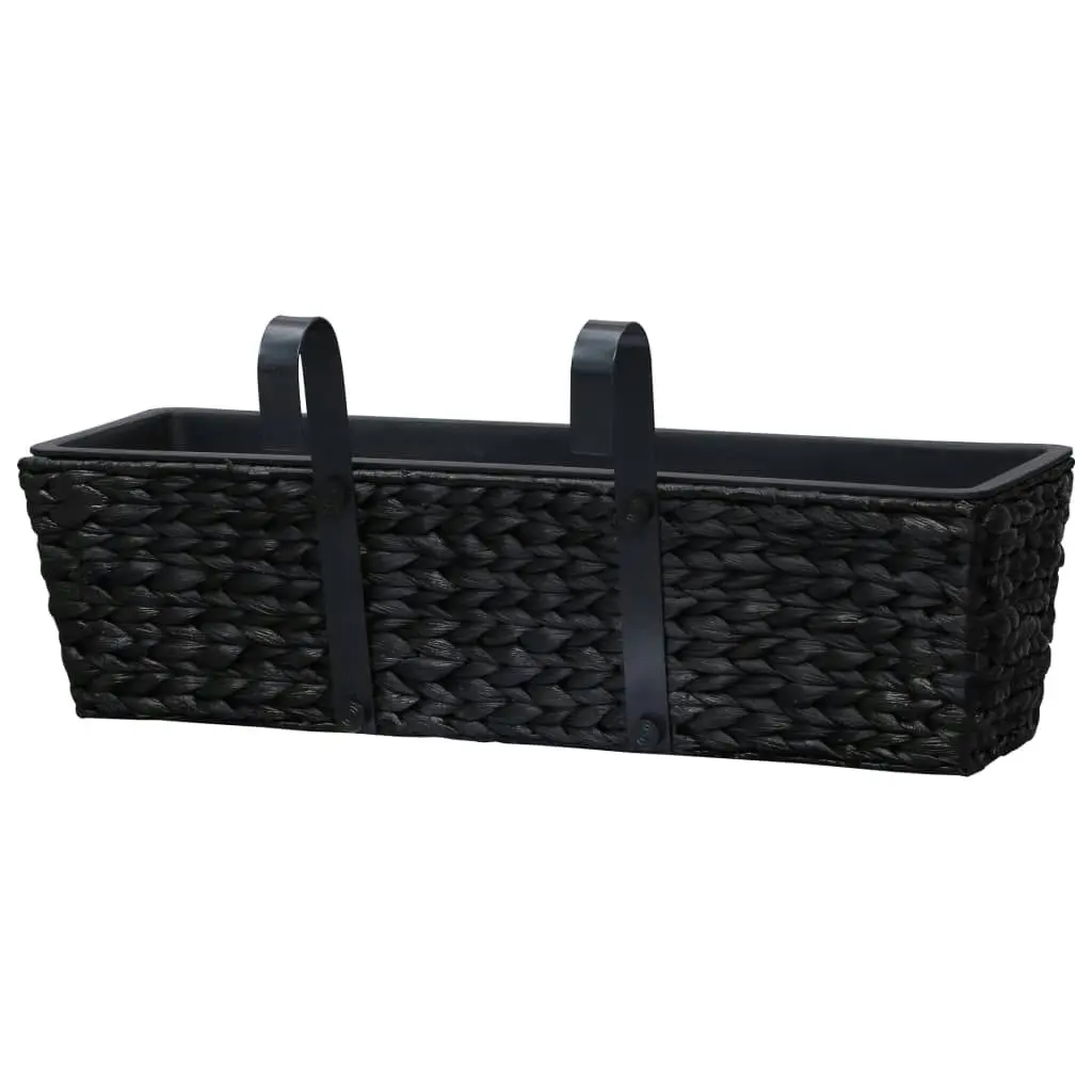 Planters 2 pcs Water Hyacinth Black 45579