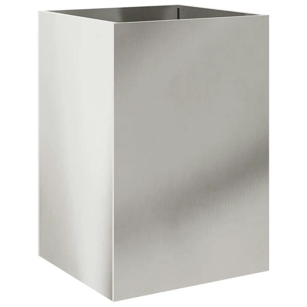 Planter Silver 52x48x75 cm Stainless Steel 841587