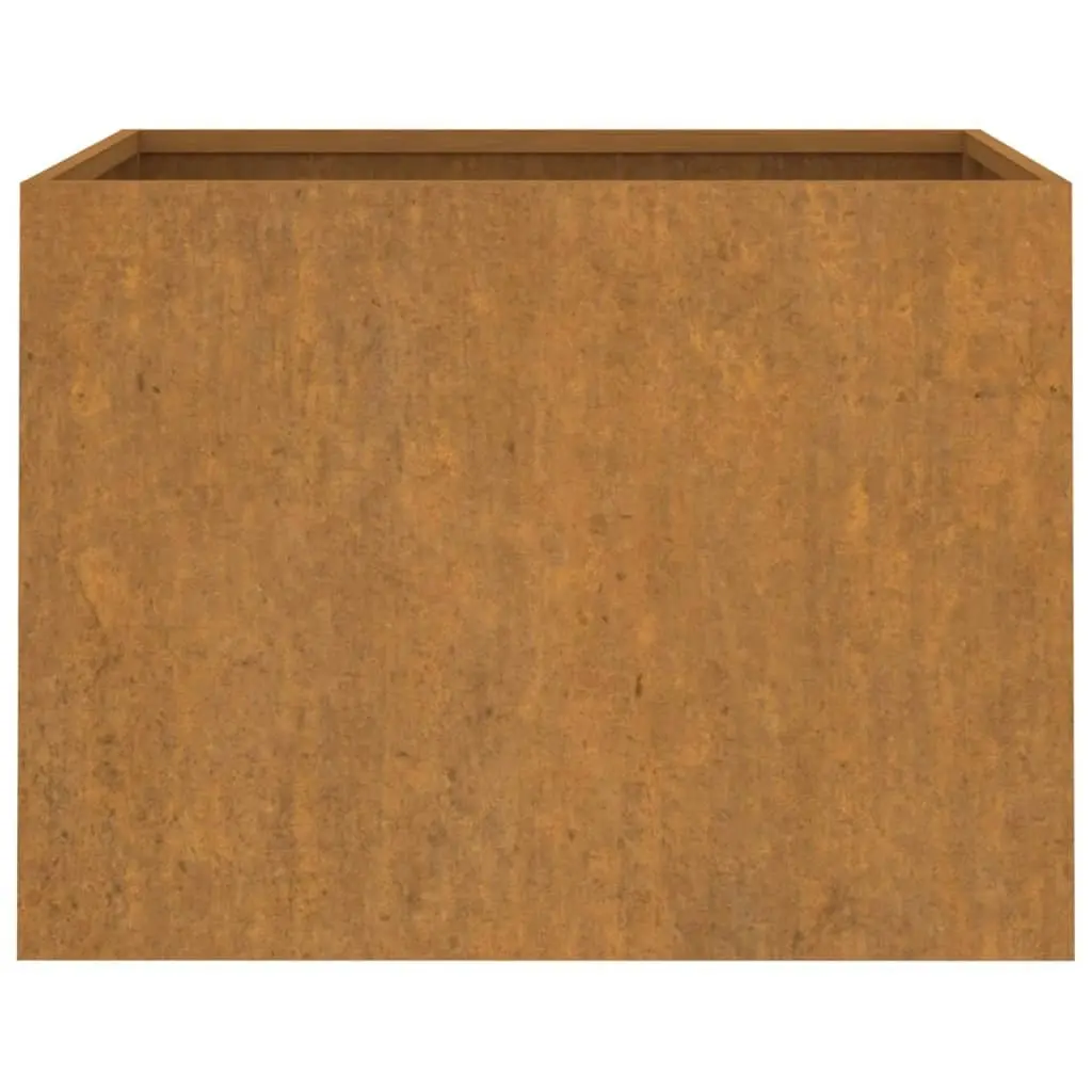 Planter 62x47x46 cm Corten Steel 821558