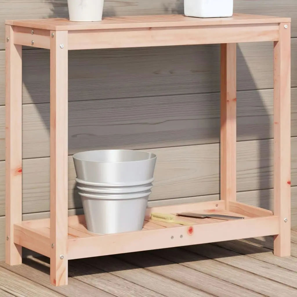 Potting Table with Shelf 82.5x35x75 cm Solid Wood Douglas 832390