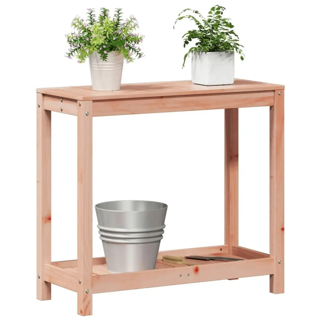 Potting Table with Shelf 82.5x35x75 cm Solid Wood Douglas 832390