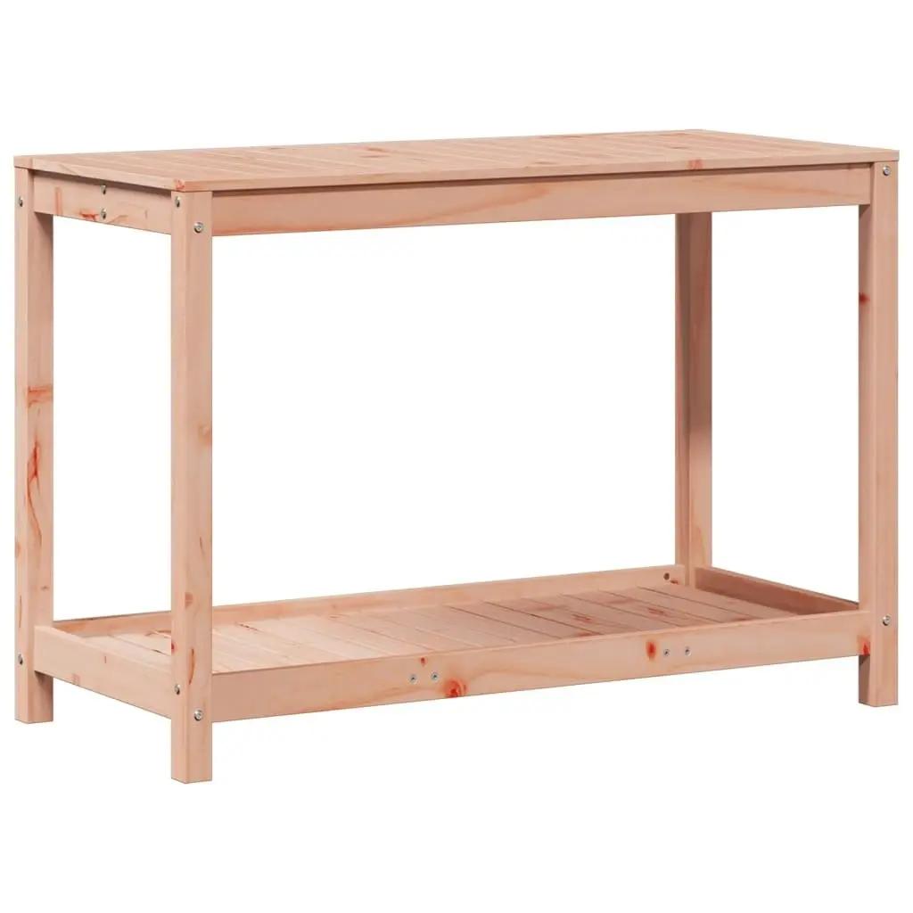 Potting Table with Shelf 108x50x75 cm Solid Wood Douglas 832405