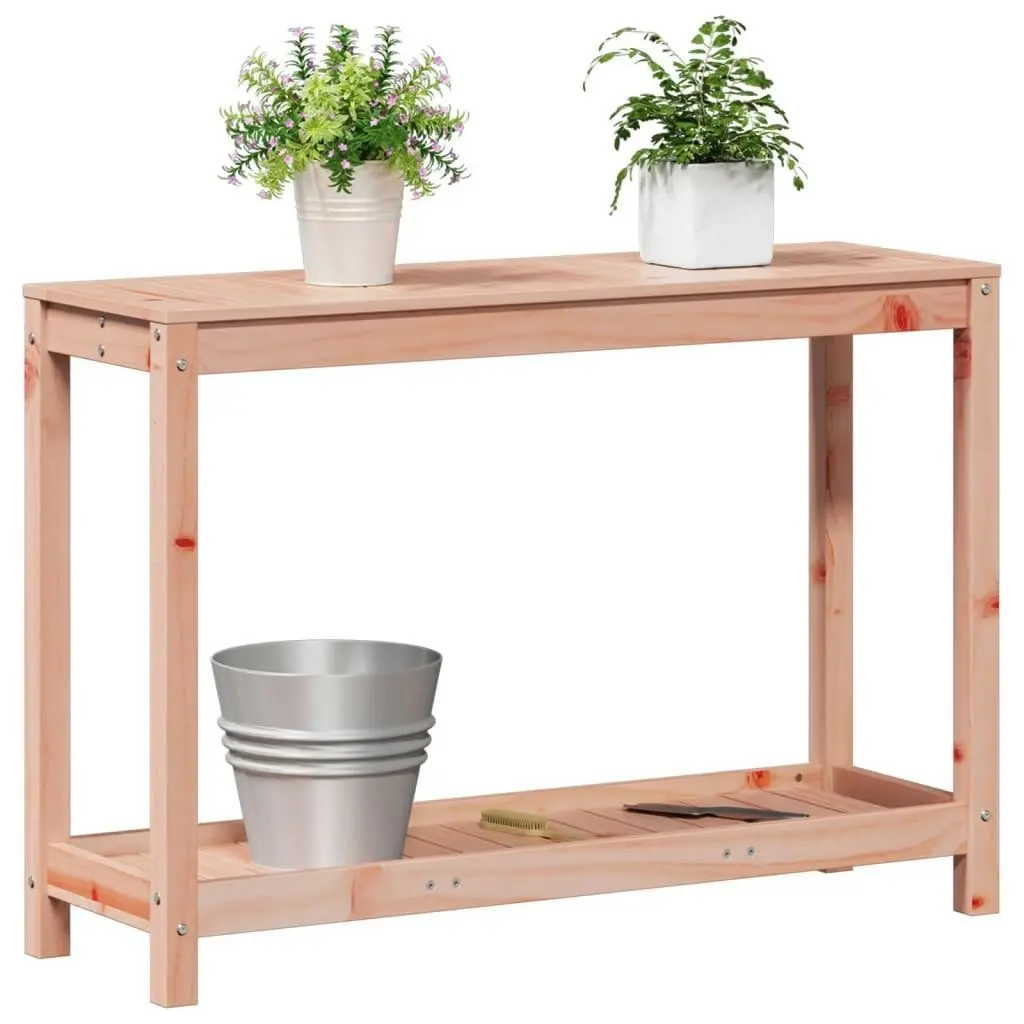 Potting Table with Shelf 108x35x75 cm Solid Wood Douglas 832395