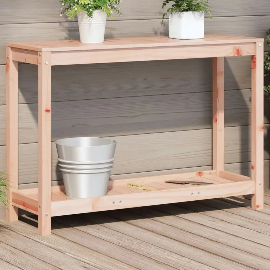 Potting Table with Shelf 108x35x75 cm Solid Wood Douglas 832395