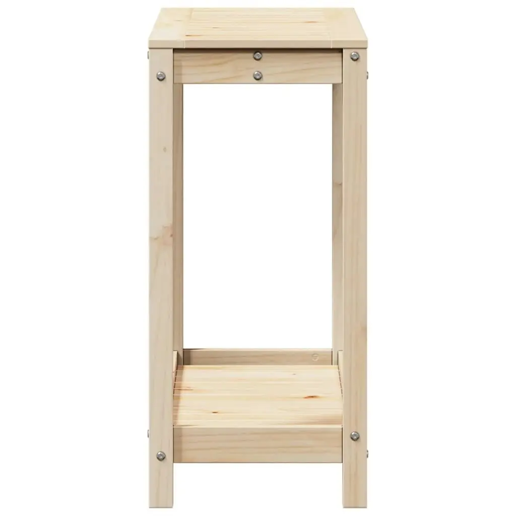 Potting Table with Shelf 82.5x35x75 cm Solid Wood Pine 832387