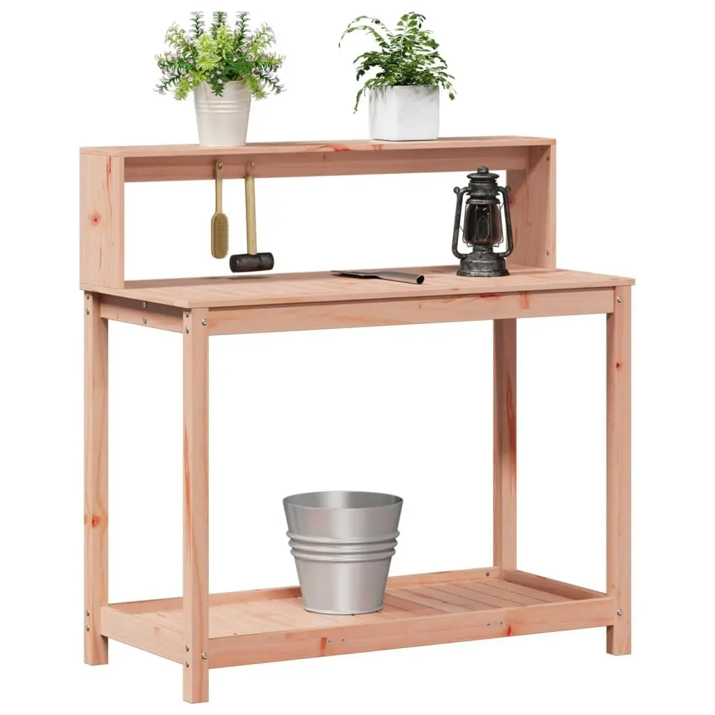 Potting Table with Shelves 108x50x109.5 cm Solid Wood Douglas 832415