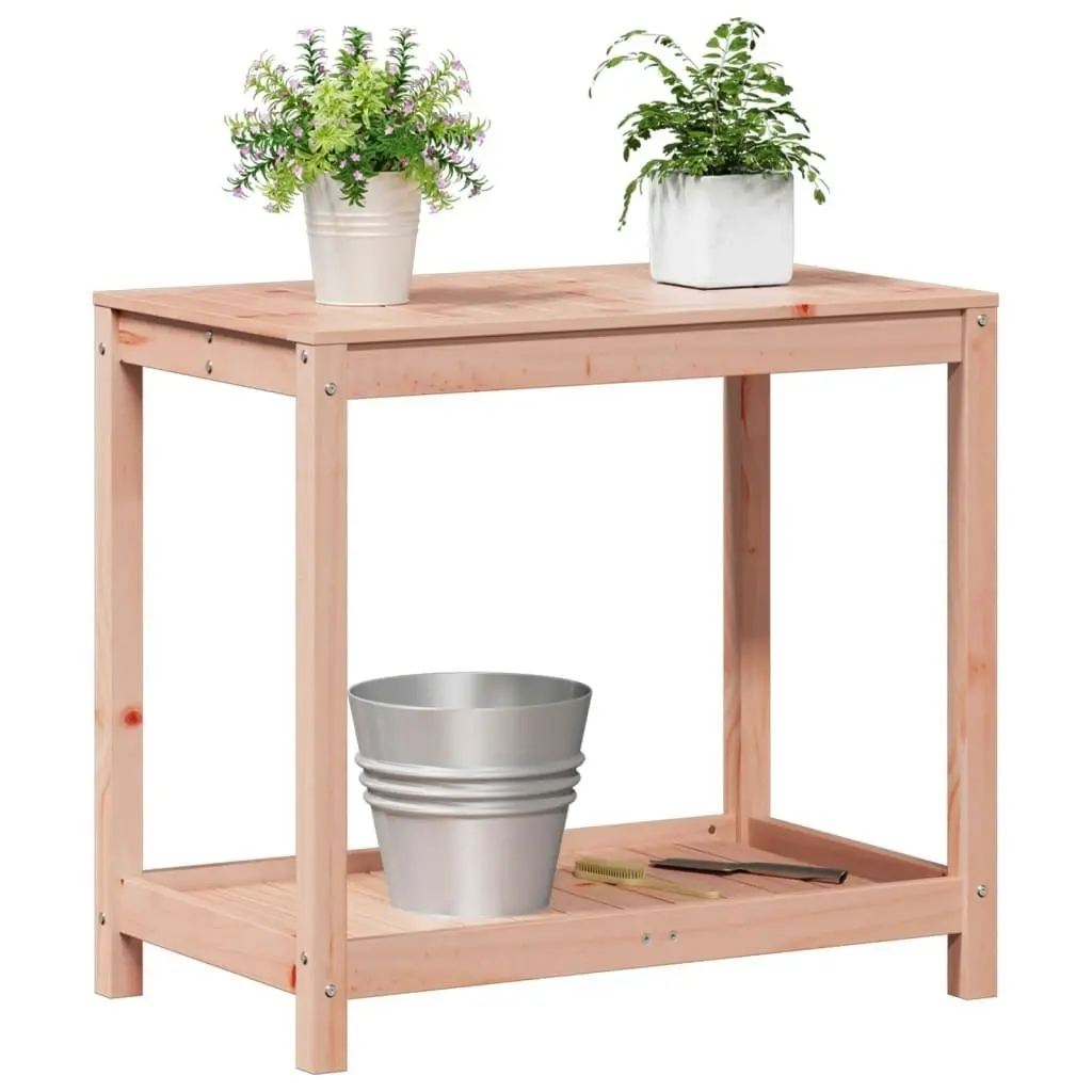 Potting Table with Shelf 82.5x50x75 cm Solid Wood Douglas 832400