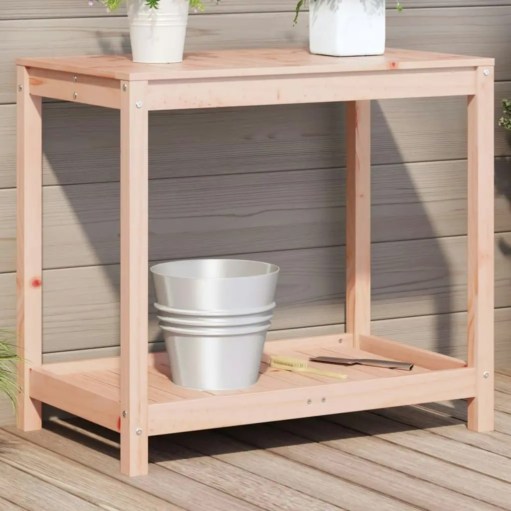 Potting Table with Shelf 82.5x50x75 cm Solid Wood Douglas 832400