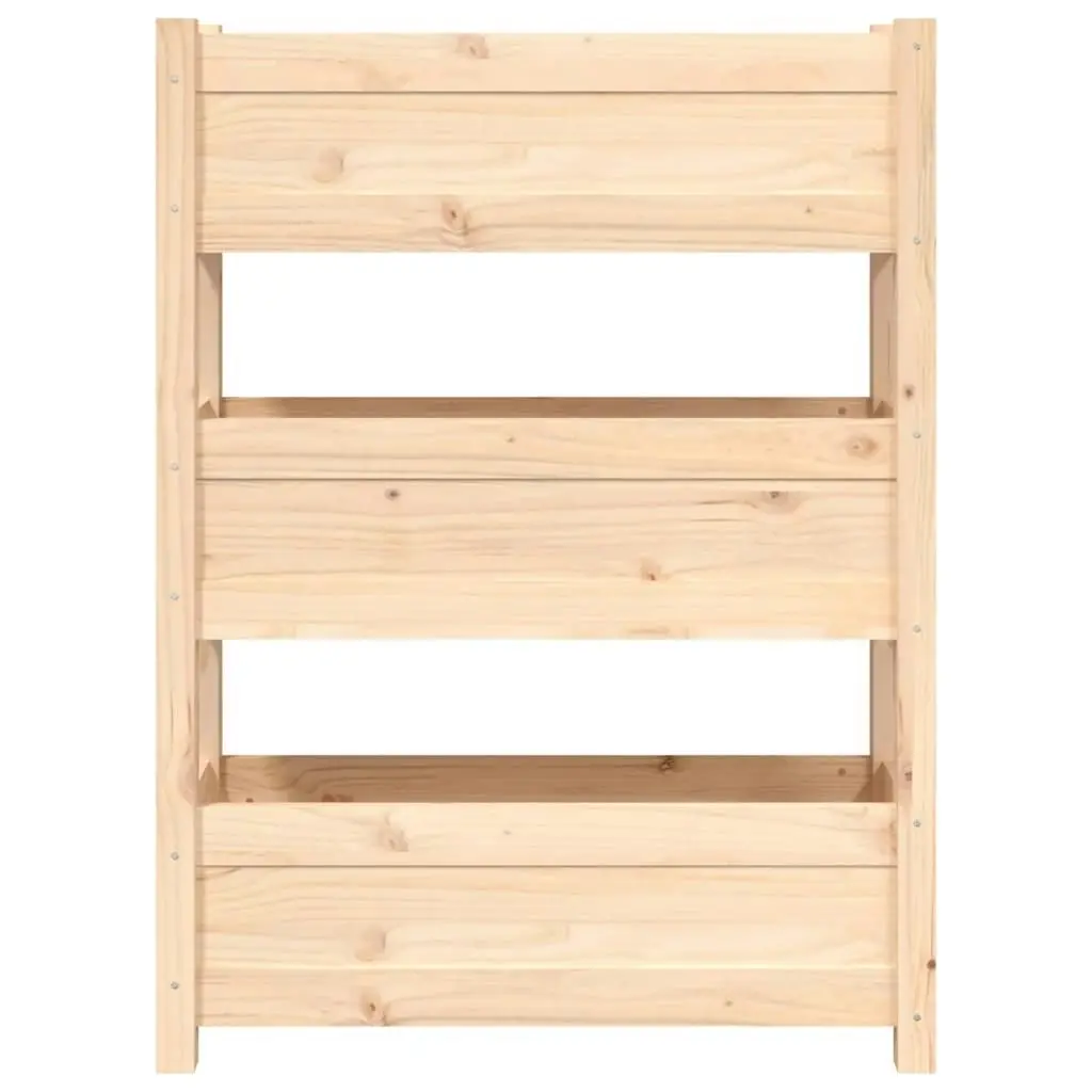 Planter 77x25x104.5 cm Solid Wood Pine 823934