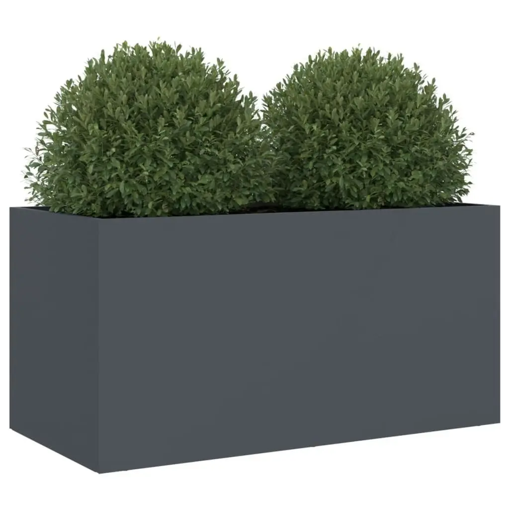 Planter Anthracite 62x30x29 cm Cold-rolled Steel 841591