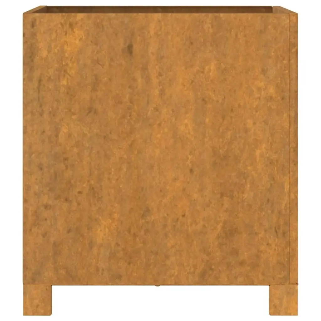 Planter with Legs Rusty 42x40x43 cm Corten Steel 823680