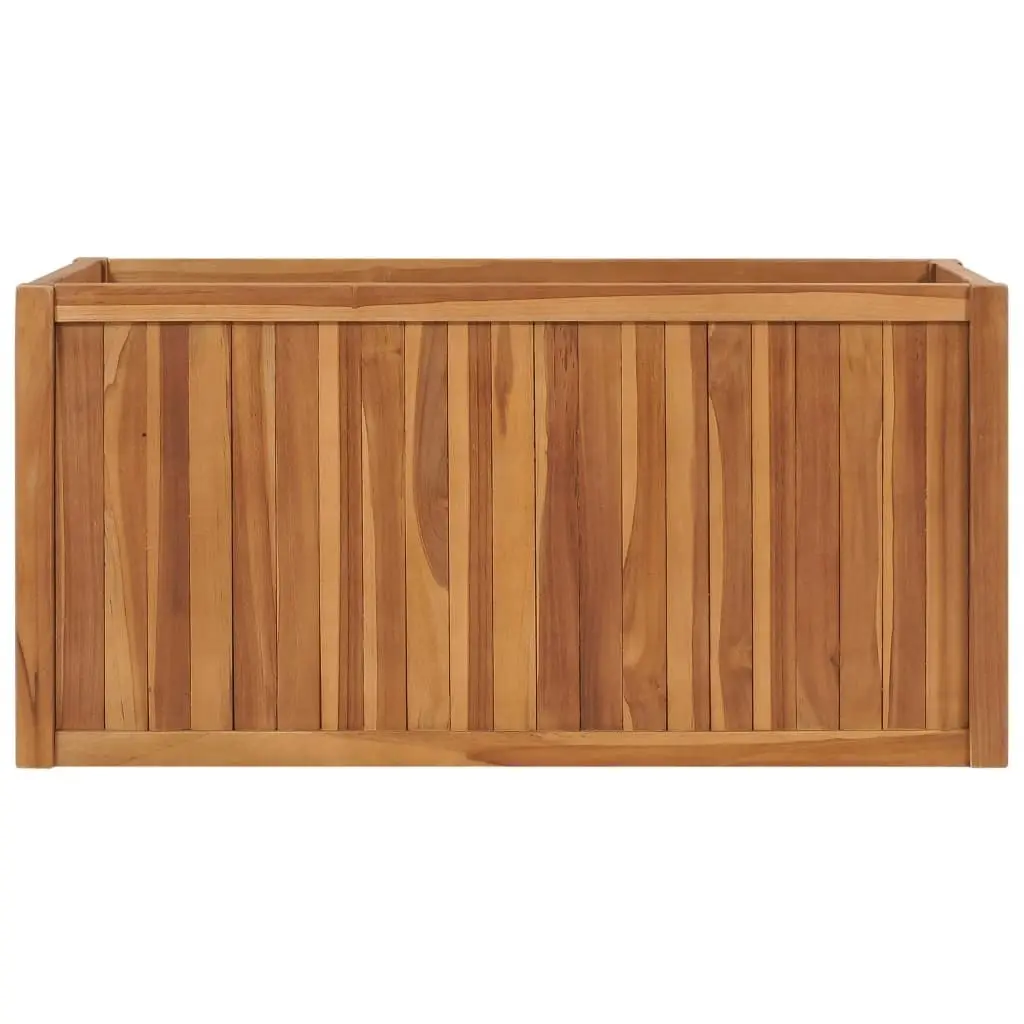 Raised Bed 100x50x50 cm Solid Teak Wood 48971