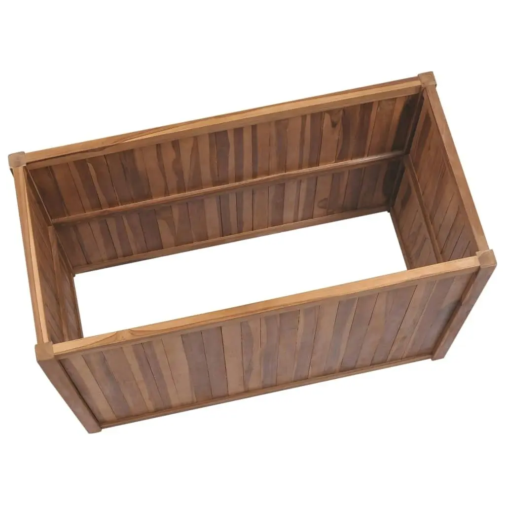 Raised Bed 100x50x50 cm Solid Teak Wood 48971