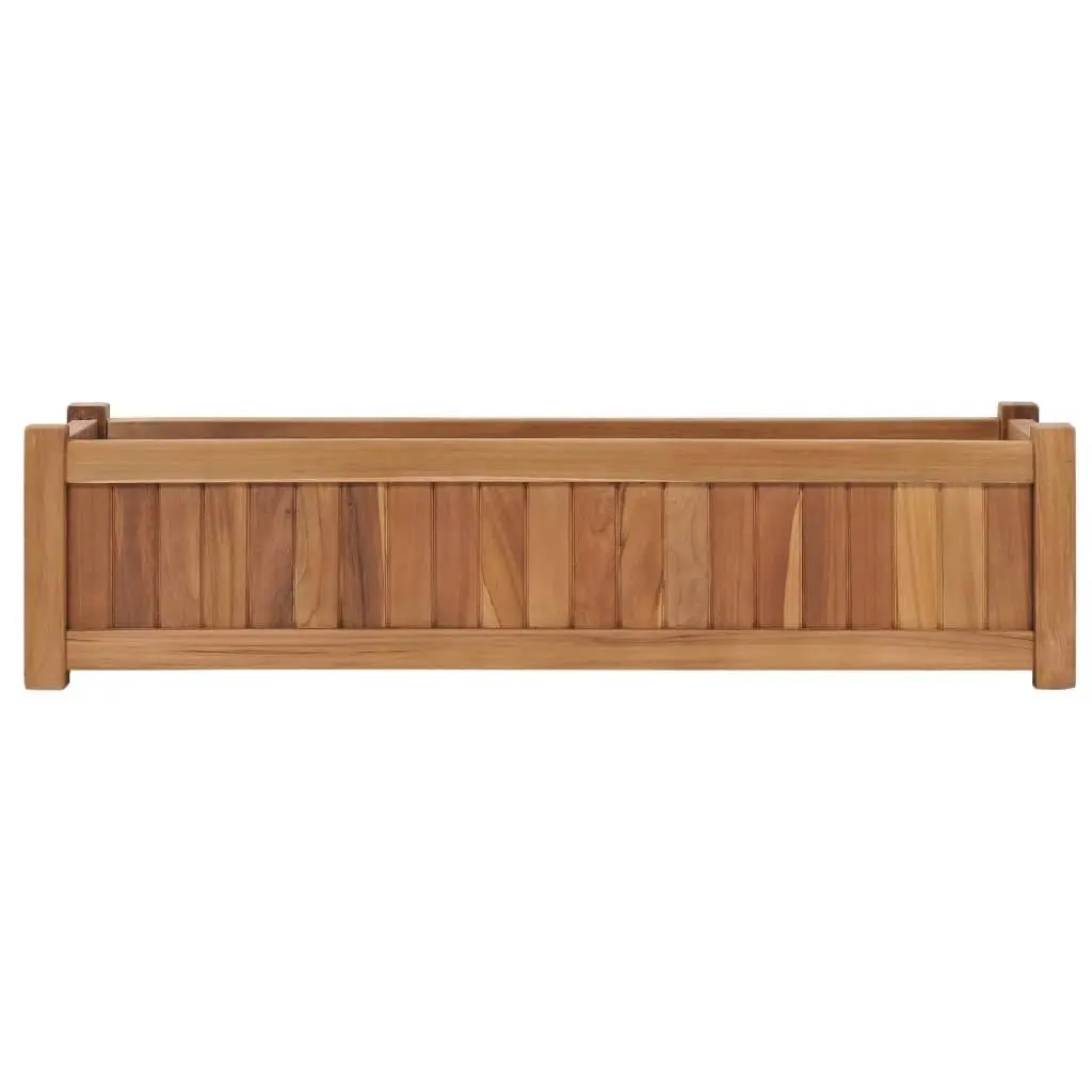 Raised Bed 100x30x25 cm Solid Teak Wood 48968