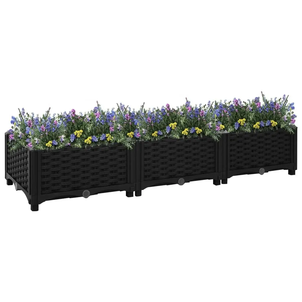 Raised Bed 120x40x23 cm Polypropylene 316528