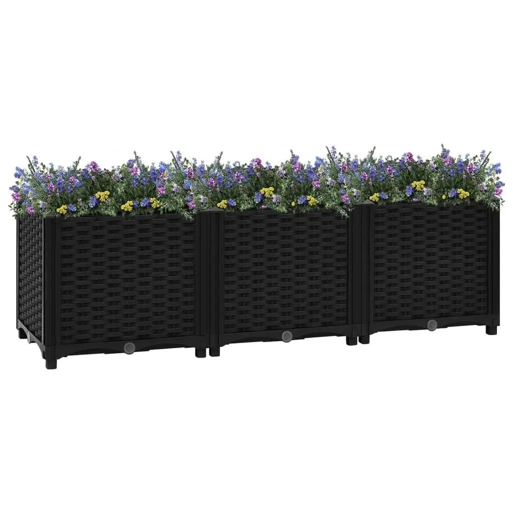 Raised Bed 120x40x38 cm Polypropylene 316532