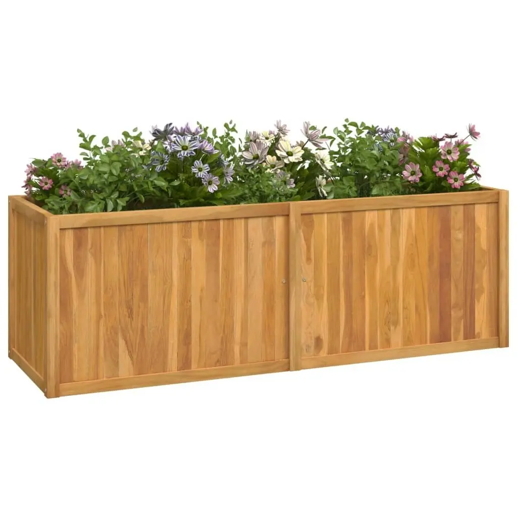 Raised Bed 150x50x50 cm Solid Wood Teak 362663