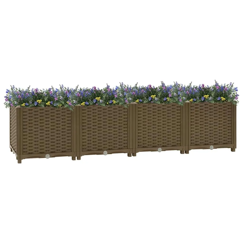 Raised Bed 160x40x38 cm Polypropylene 316518