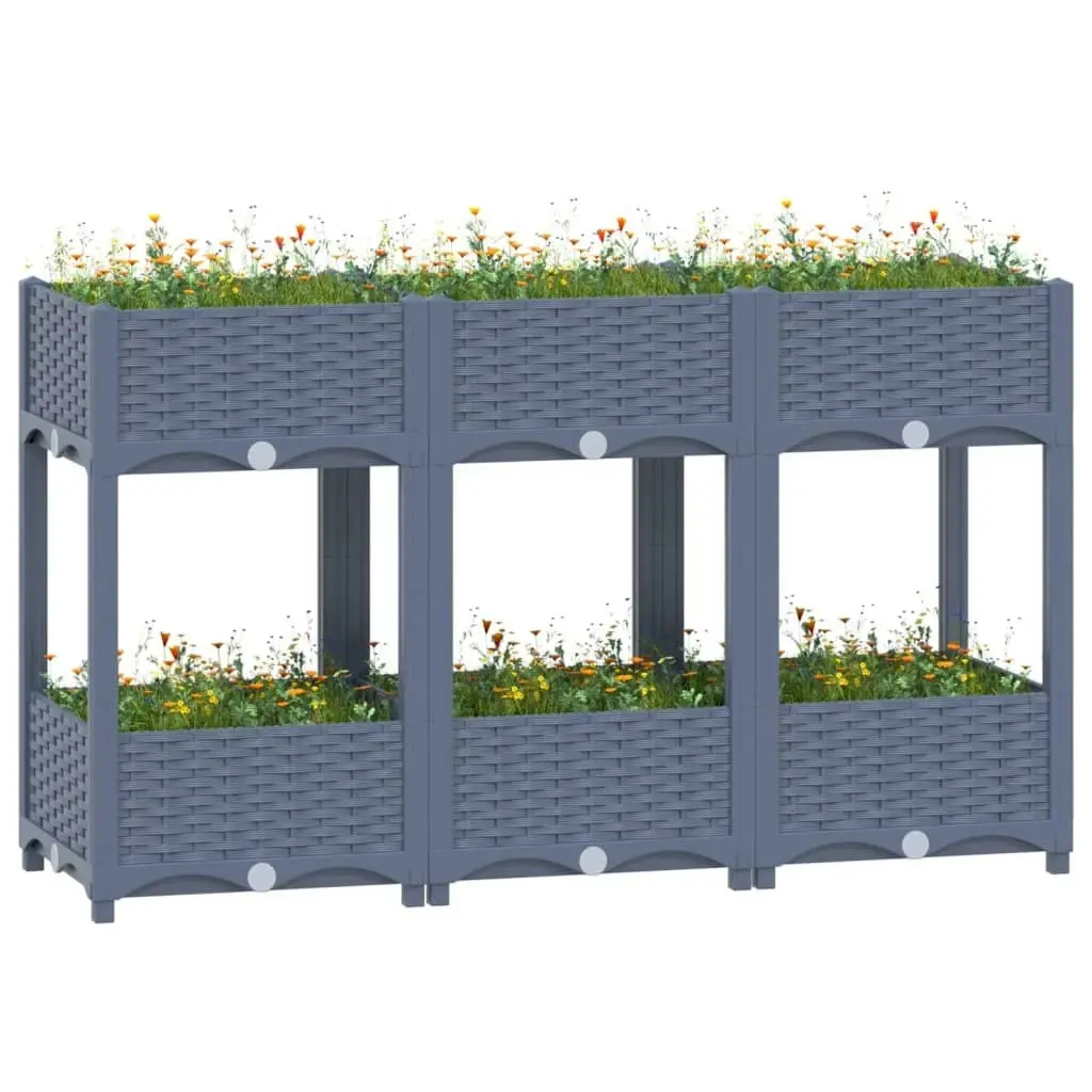 Raised Bed 120x40x71 cm Polypropylene 310407