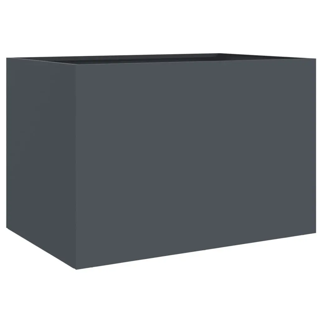 Planter Anthracite 62x47x46 cm Cold-rolled Steel 841603