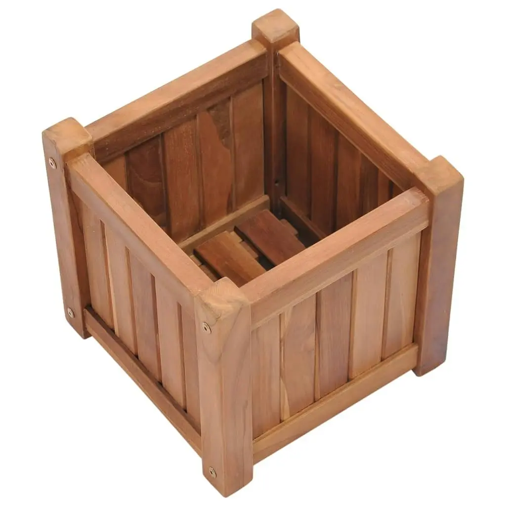 Raised Bed 30x30x30 cm Solid Teak Wood 48964