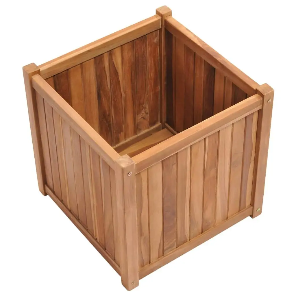 Raised Bed 50x50x50 cm Solid Teak Wood 48966