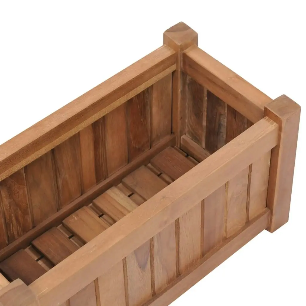 Raised Bed 50x25x25 cm Solid Teak Wood 48967