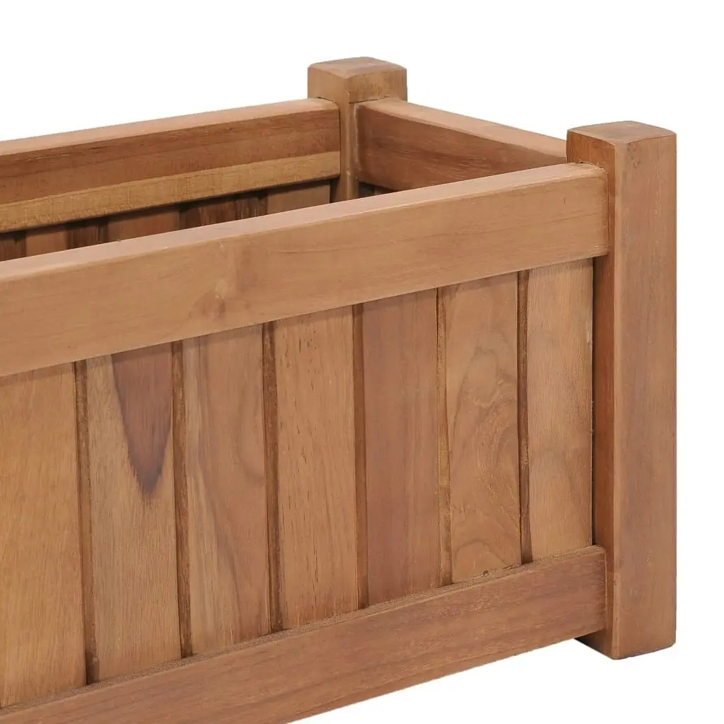 Raised Bed 50x25x25 cm Solid Teak Wood 48967