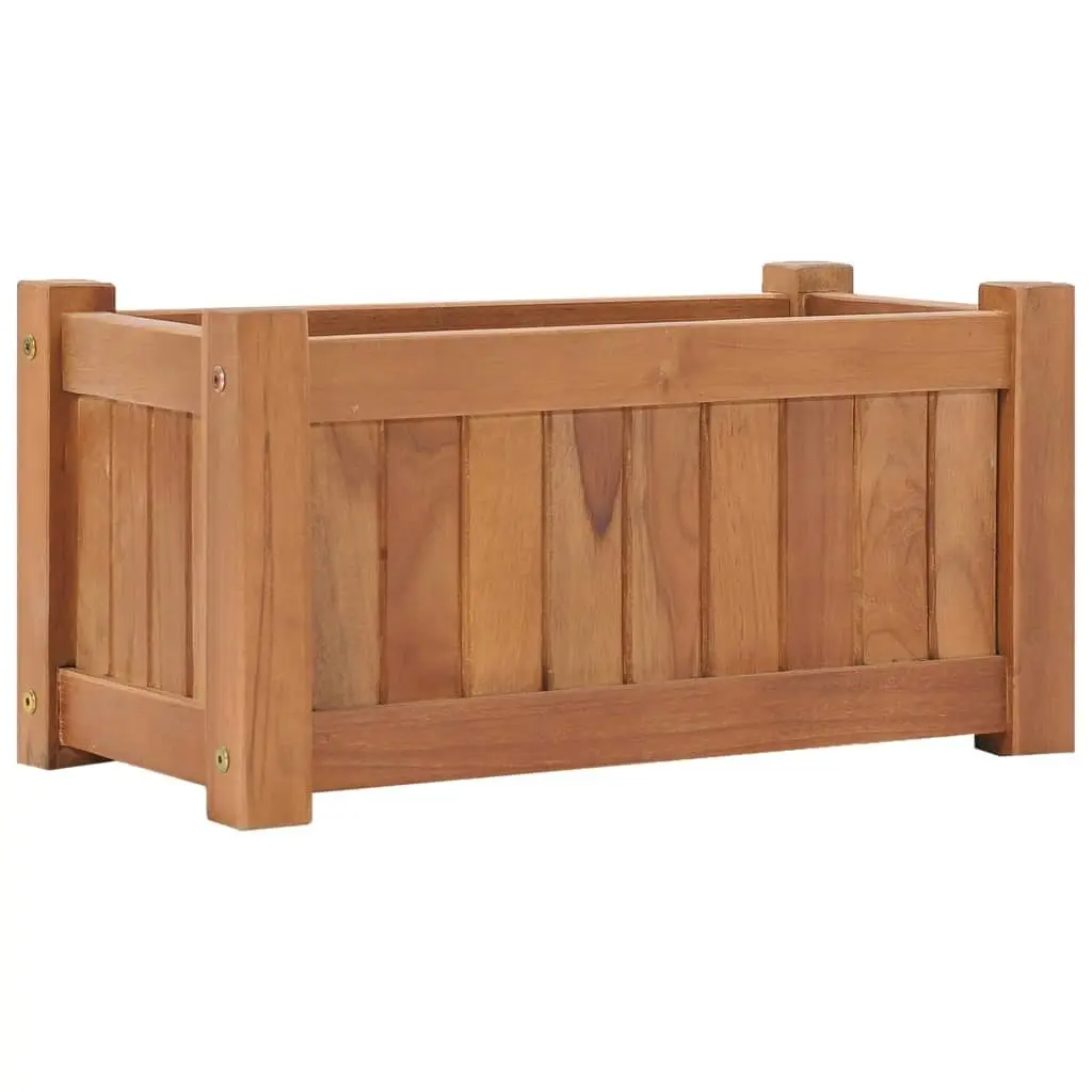 Raised Bed 50x25x25 cm Solid Teak Wood 48967