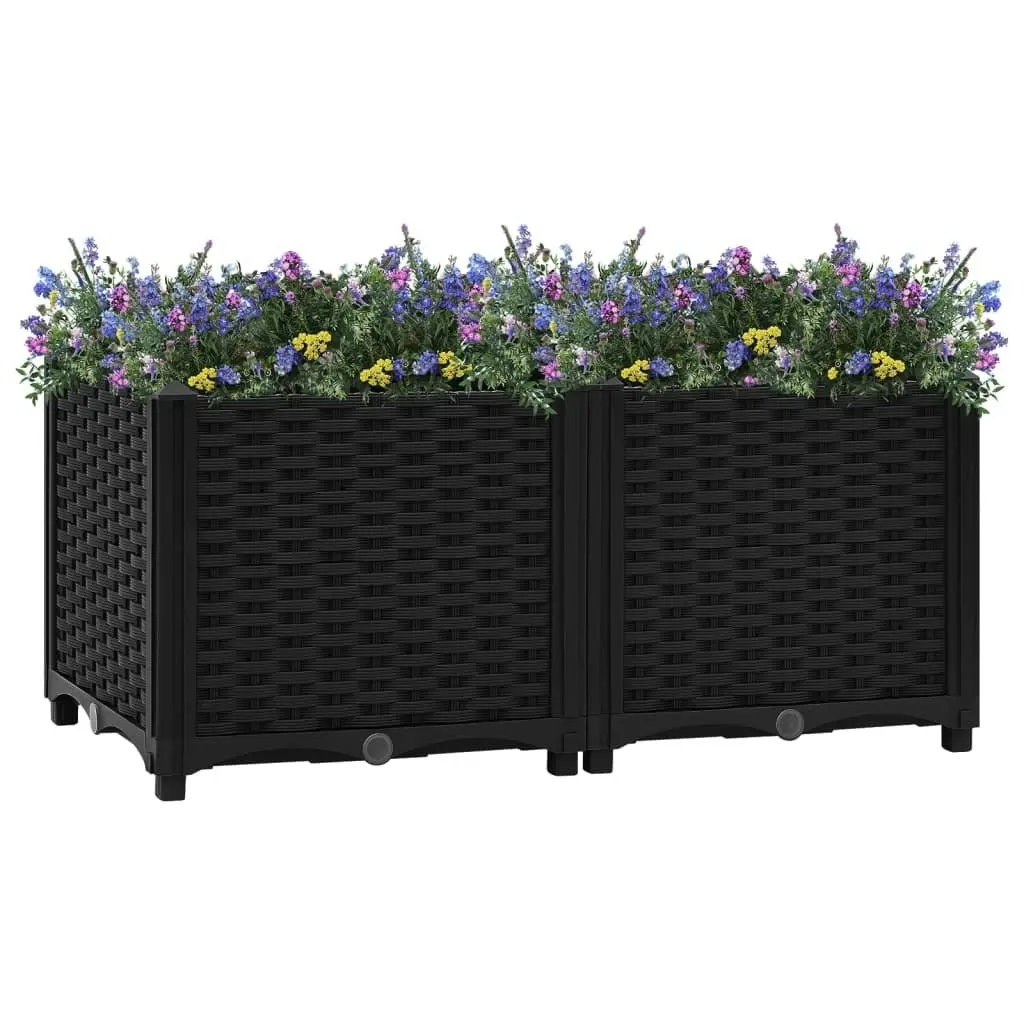 Raised Bed 80x40x38 cm Polypropylene 316531