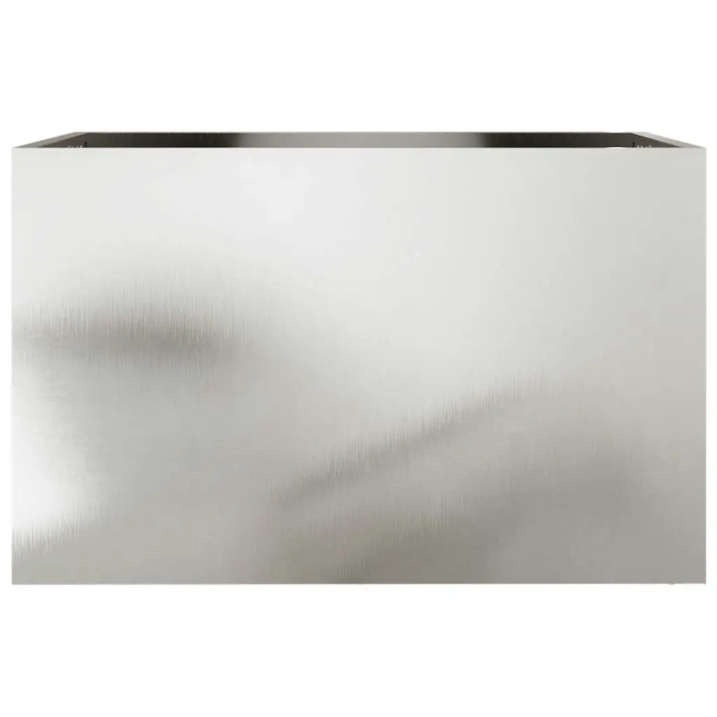 Planter Silver 62x40x39 cm Stainless Steel 841599