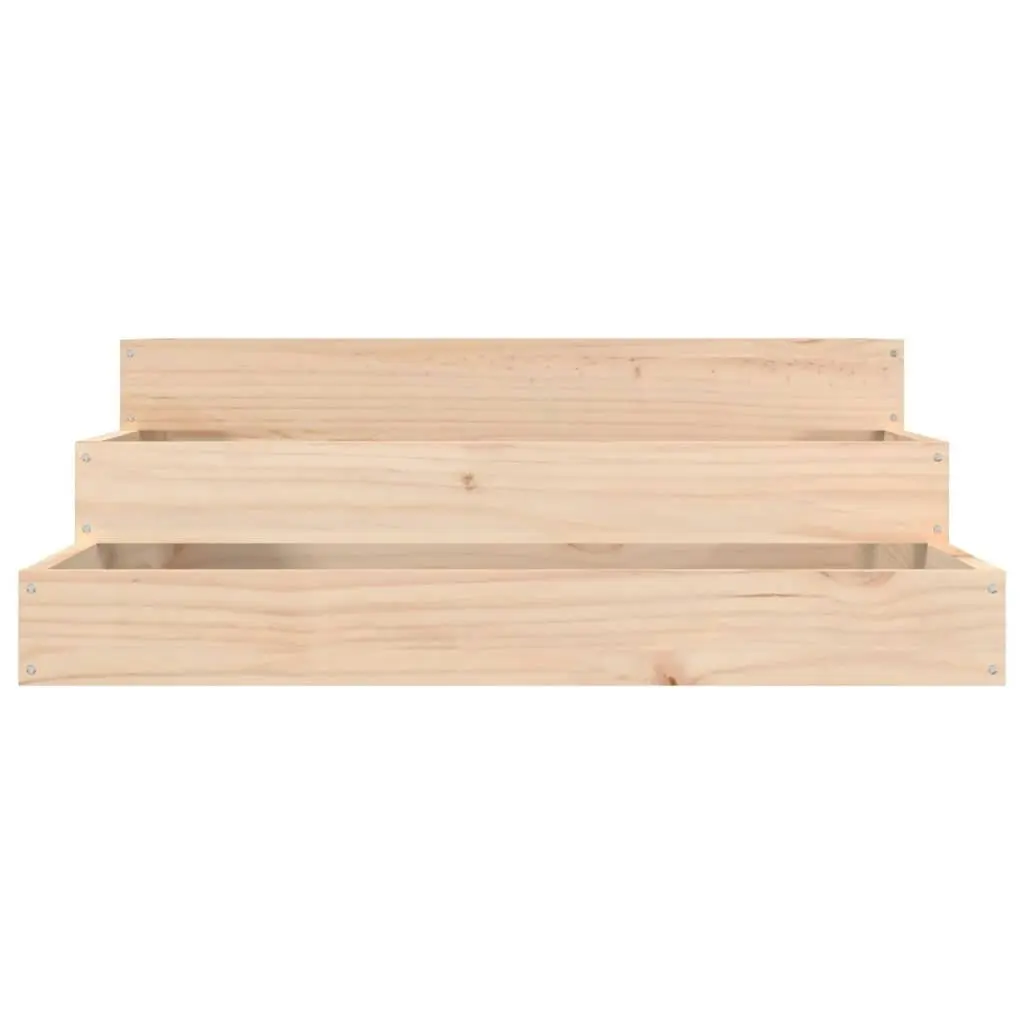 Planter 78x78x27 cm Solid Wood Pine 823906