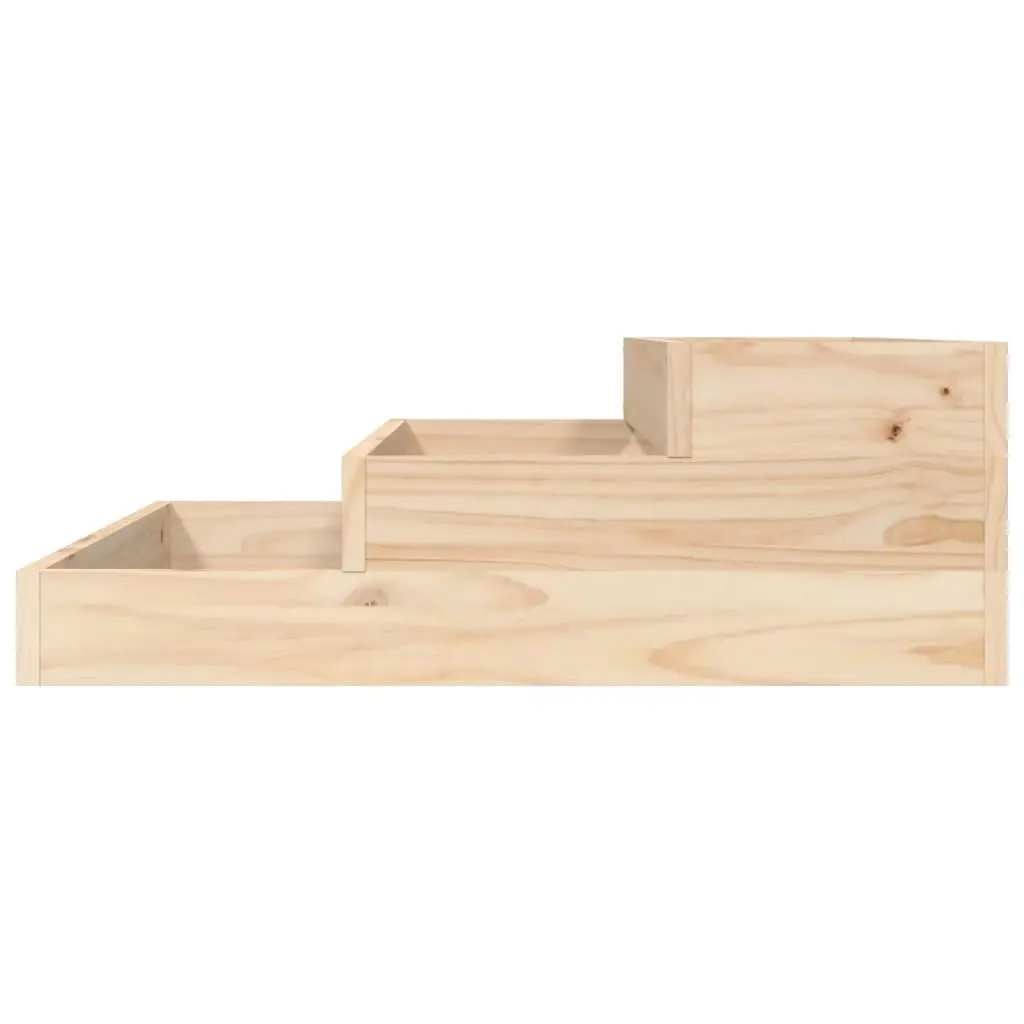 Planter 78x78x27 cm Solid Wood Pine 823906