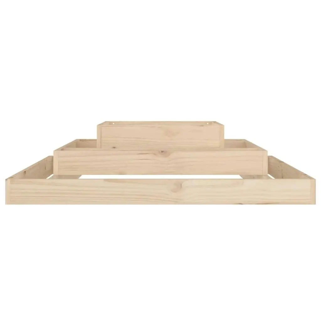 Planter 110x110x27 cm Solid Wood Pine 823871