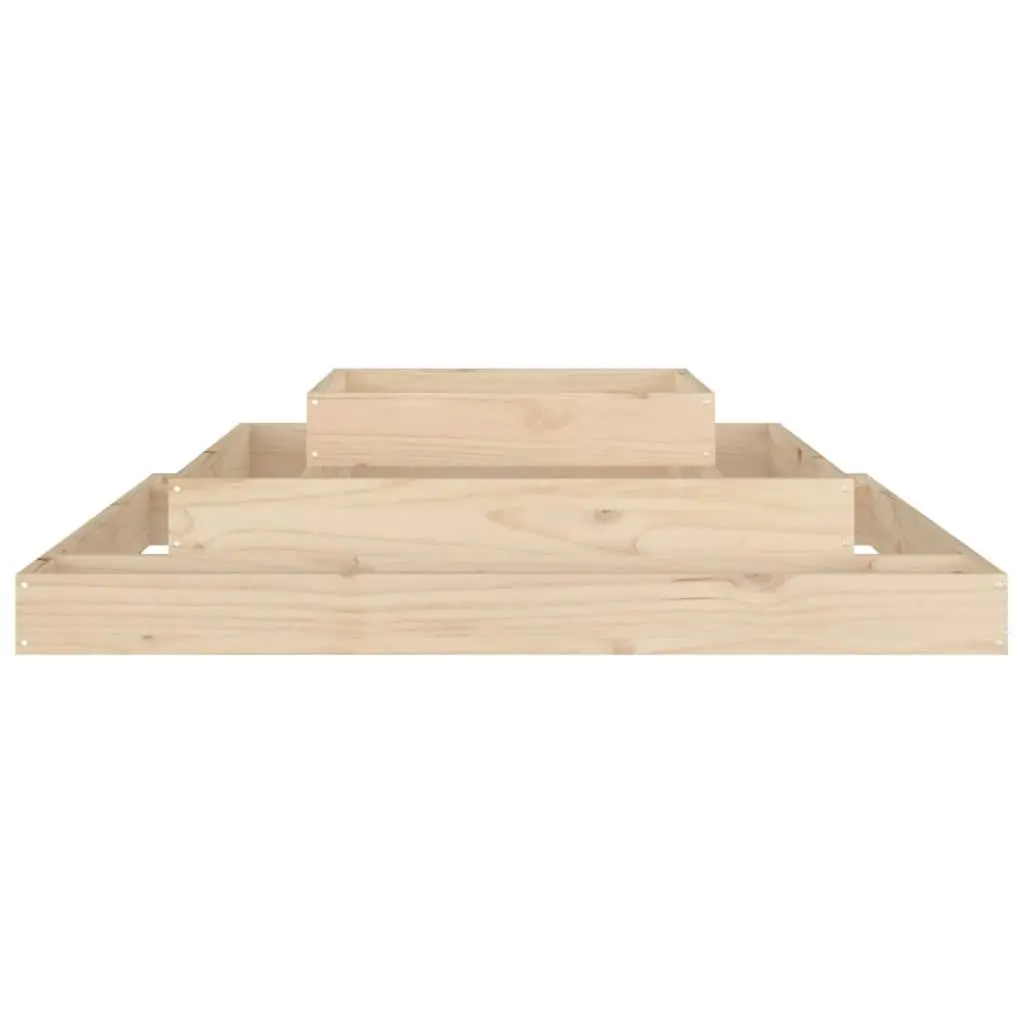 Planter 110x110x27 cm Solid Wood Pine 823871