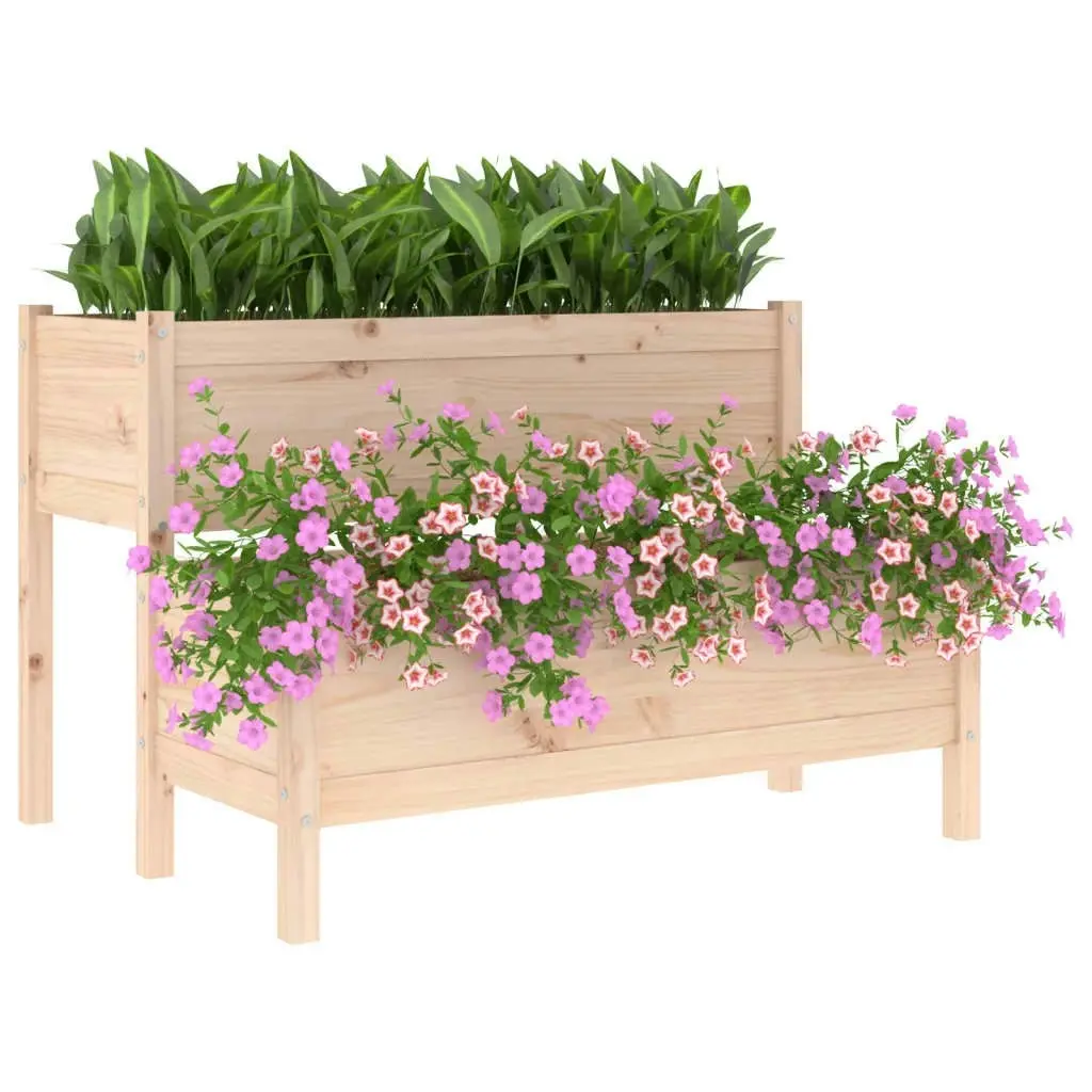 Planter 110x84x75 cm Solid Wood Pine 822262