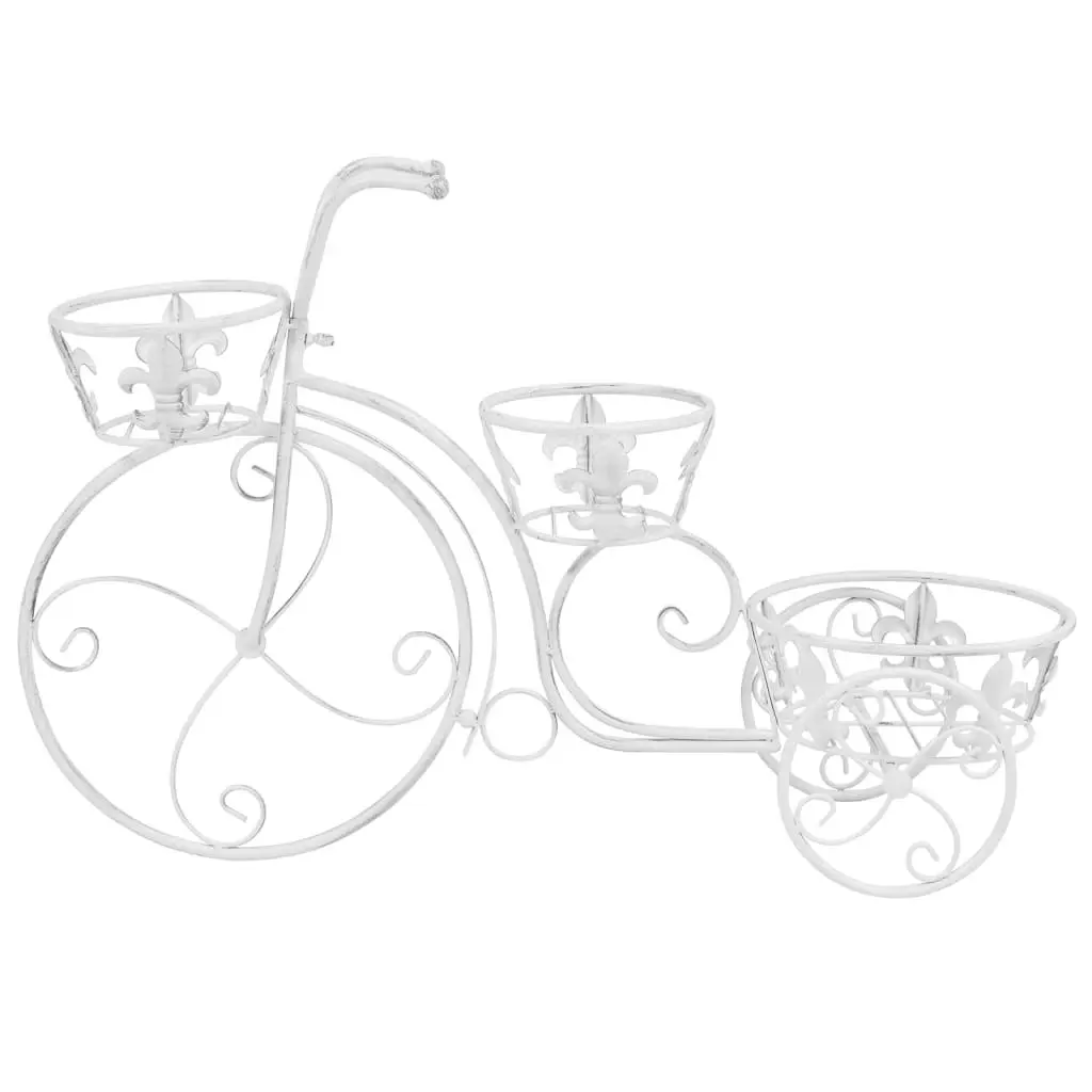 Plant Stand Bicycle Shape Vintage Style Metal 245931