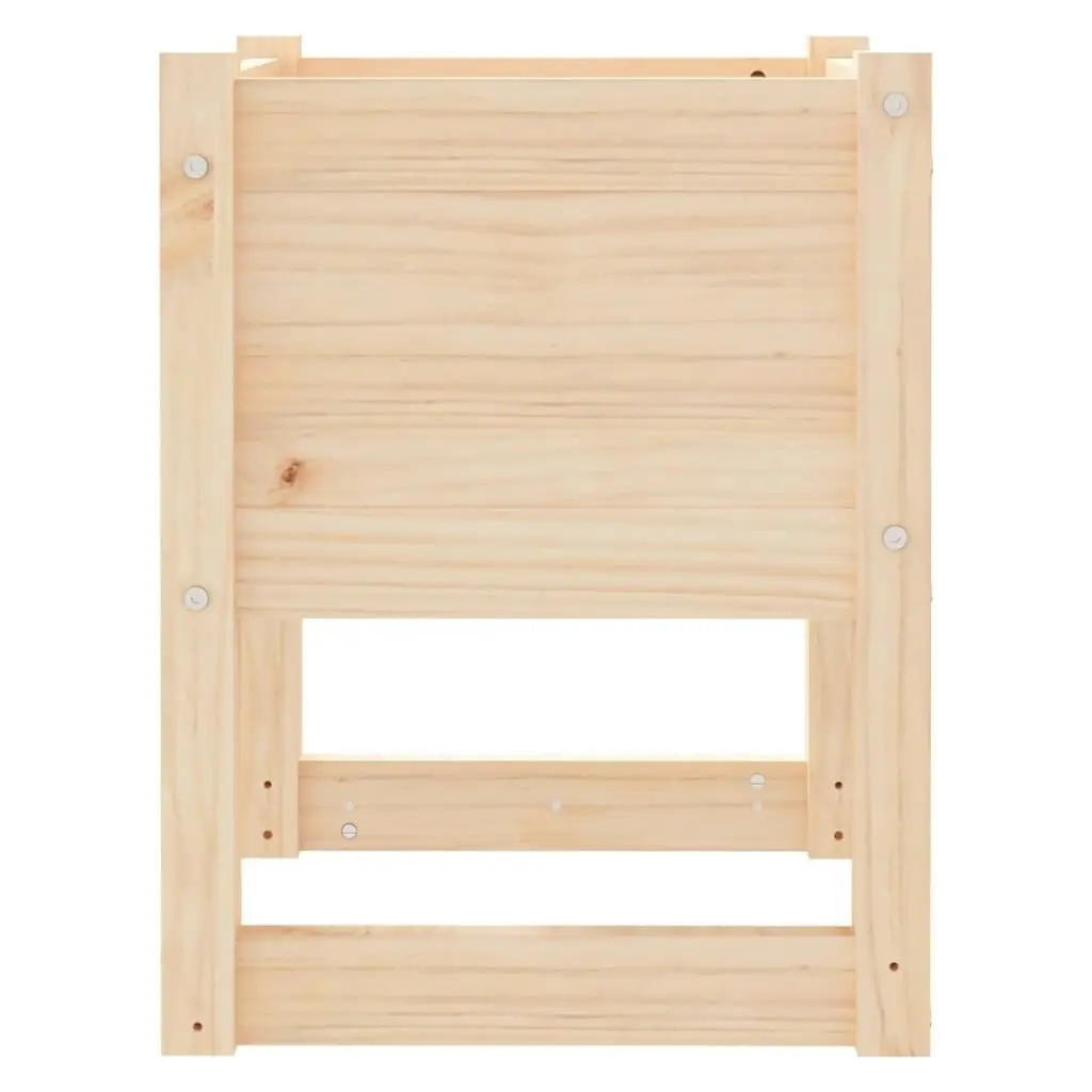 Planters 2 pcs 40x40x52.5 cm Solid Wood Pine 822108