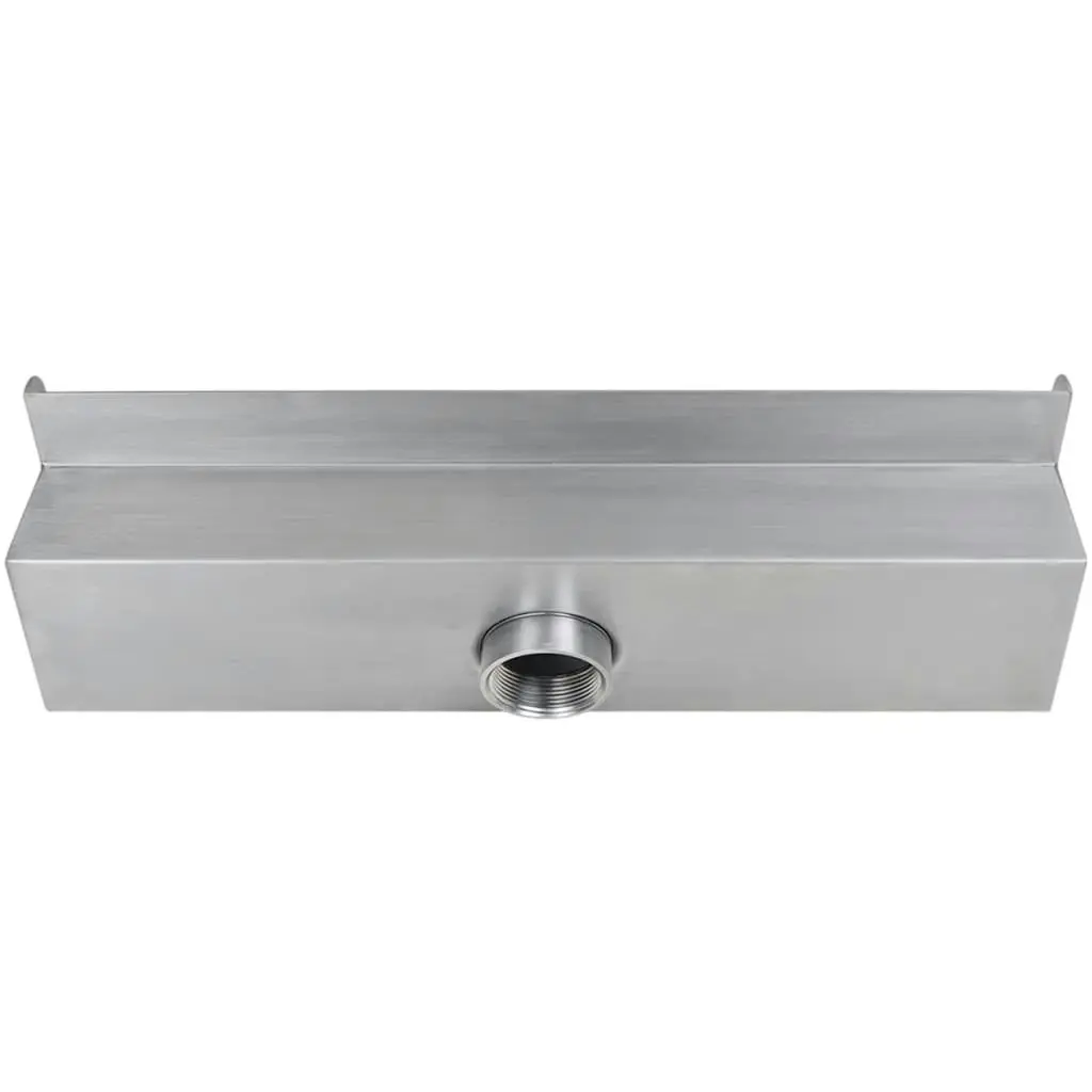 Rectangular Waterfall Pool Fountain Stainless Steel 45 cm 41666