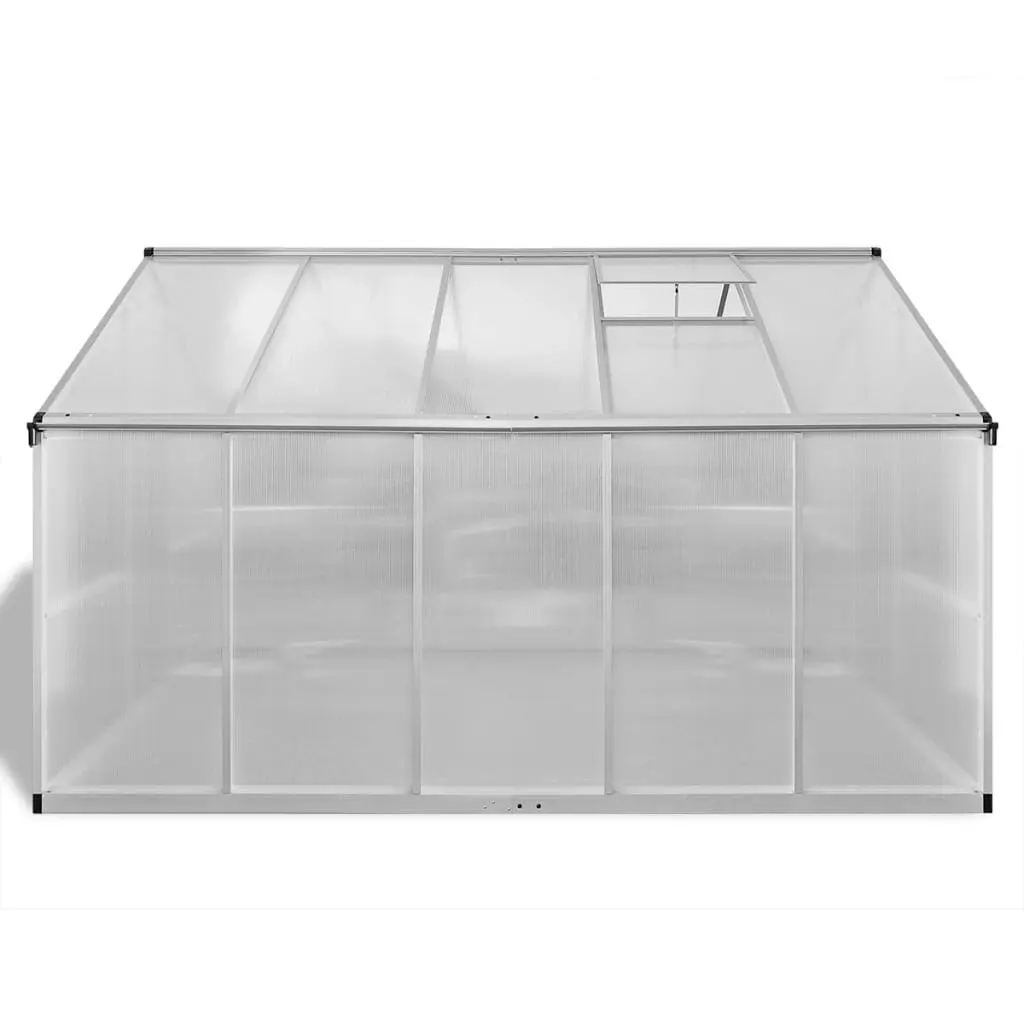 Reinforced Aluminium Greenhouse with Base Frame 7.55 mÂ² 41319