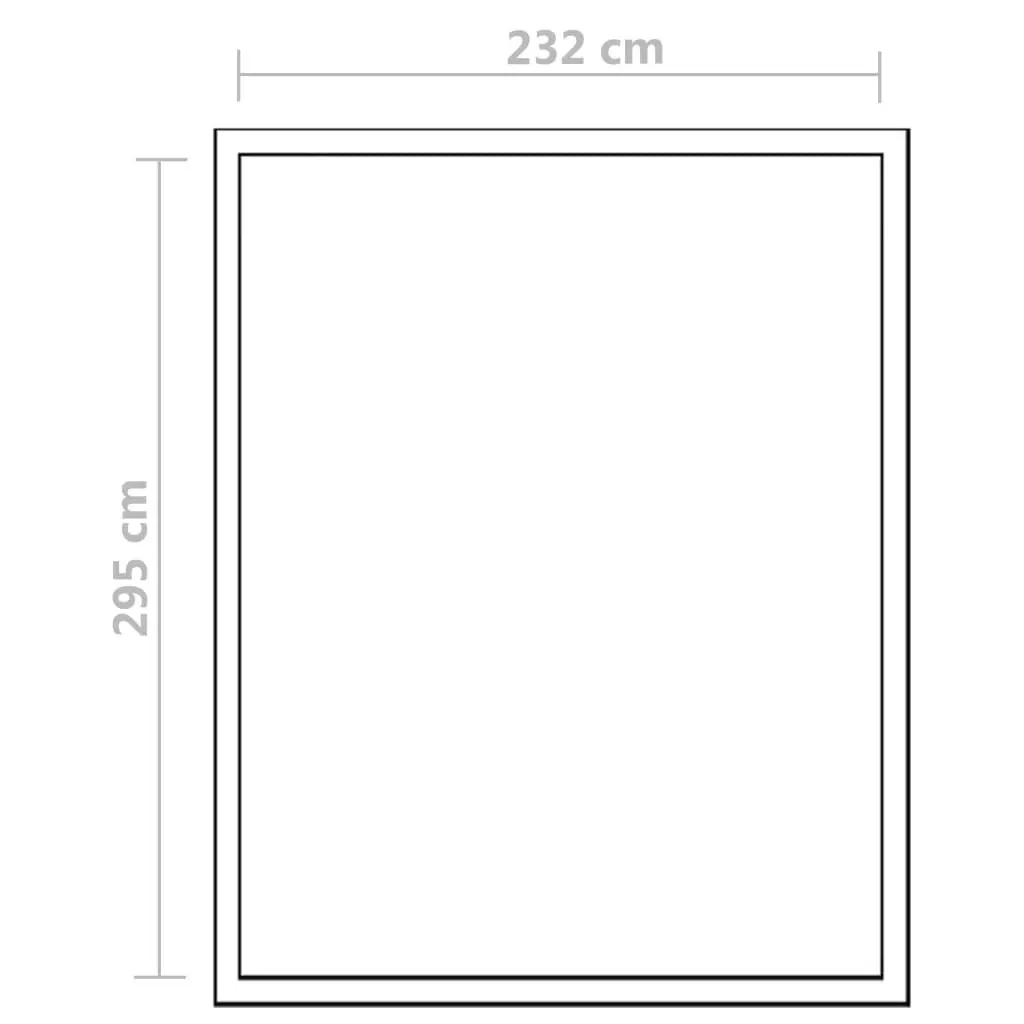 Reinforced Aluminium Greenhouse with Base Frame 7.55 mÂ² 41319