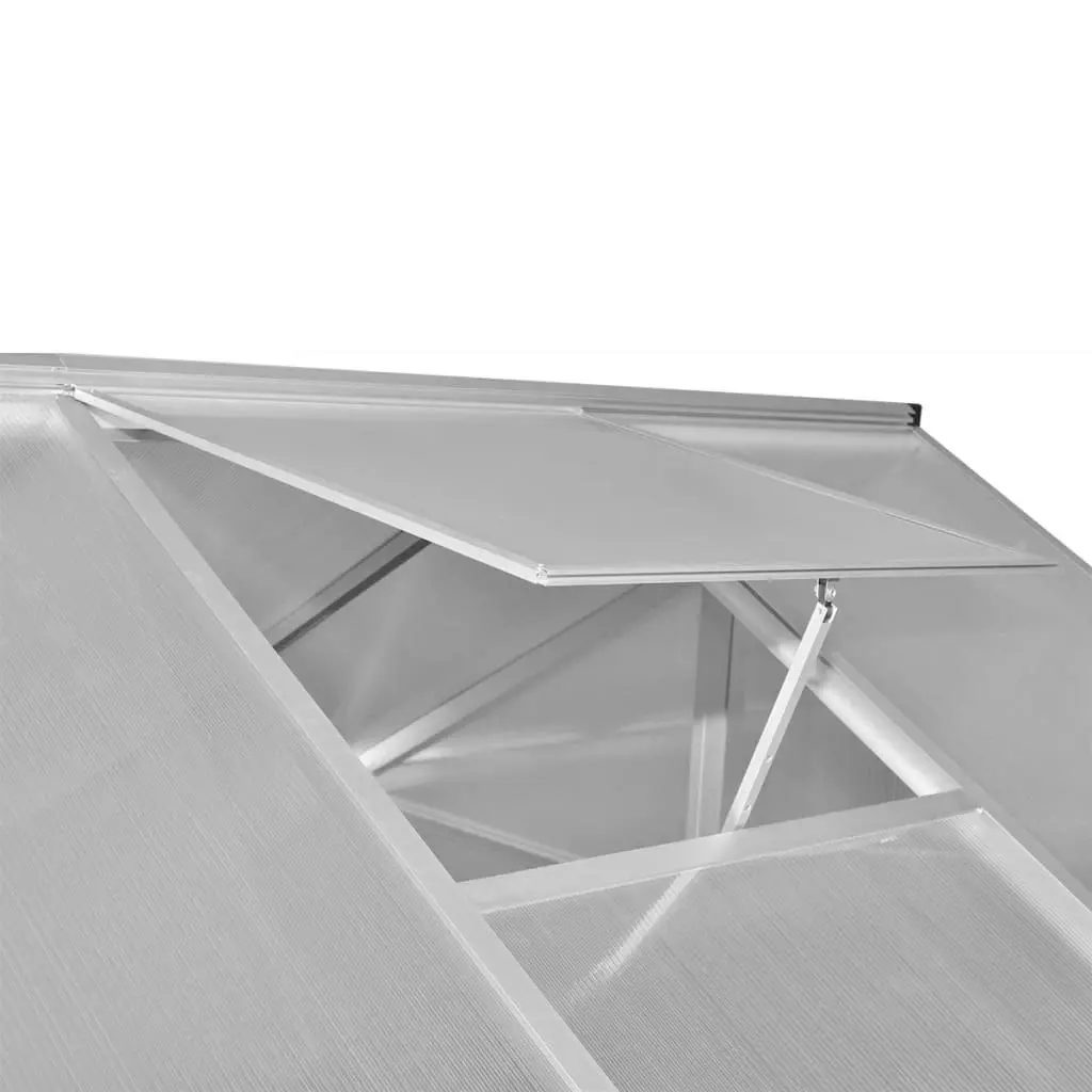 Reinforced Aluminium Greenhouse with Base Frame 7.55 mÂ² 41319