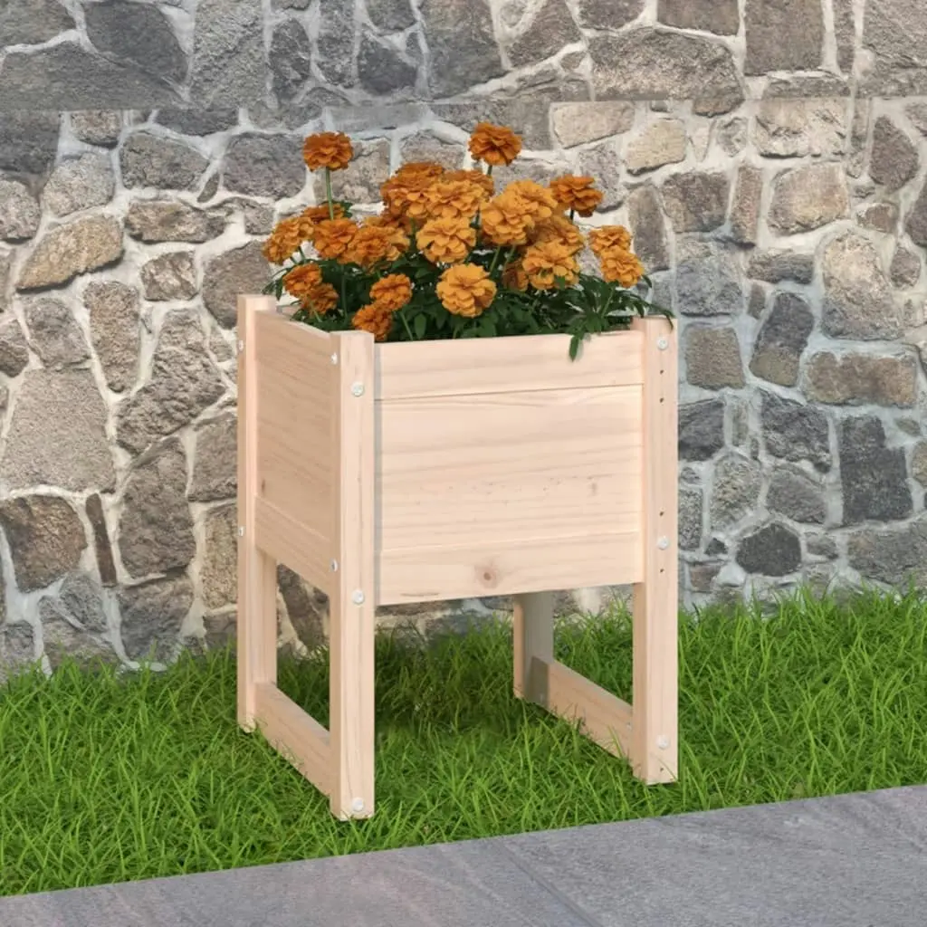 Planter 40x40x52.5 cm Solid Wood Pine 822107